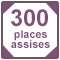 300 places assises